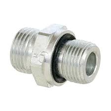 Mamelon mâle BSP pour bague BS vers mâle BSPT acier série 1AM Gem Industrie