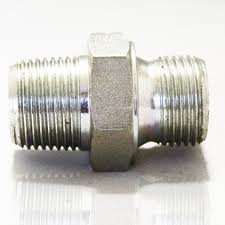Mamelon mâle BSP pour bague BS vers mâle NPT acier série 1AN Gem Industrie