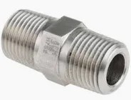 Mamelon égal x 2 mâles NPT acier série 1HH Gem Industrie