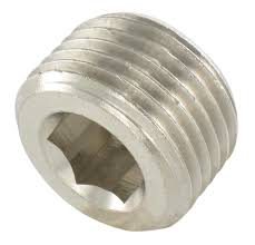 Bouchon hydraulique mâle 6 pans creux raccordement NPT acier série 1RN Gem Industrie