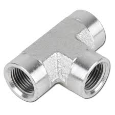 Té égal x 3 femelles NPT acier série 1SV Gem Industrie