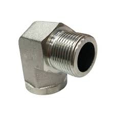 Coude 90° femelle BSPP vers mâle BSPT acier série 1WA Gem Industrie