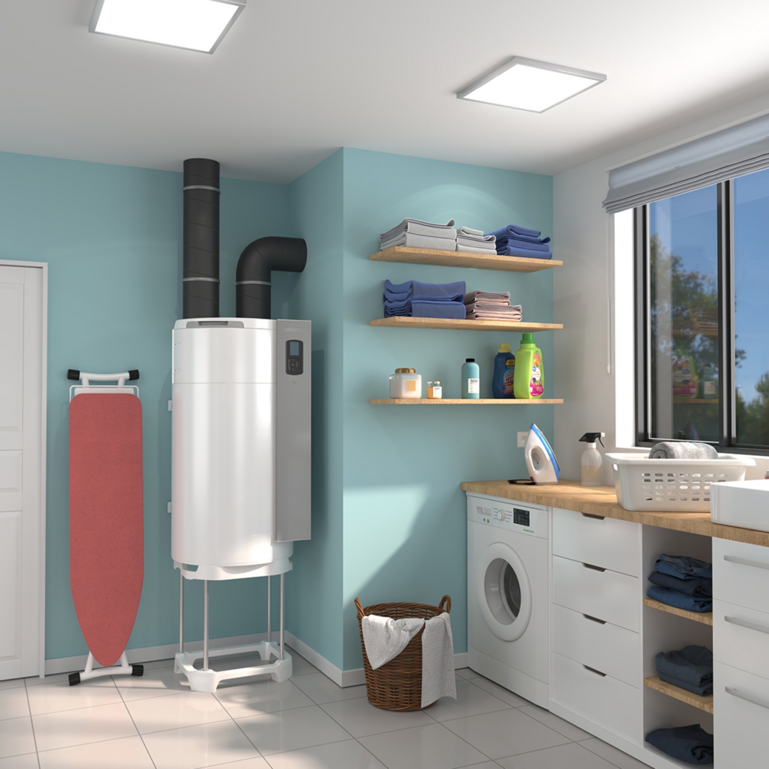 Chauffe-eau thermodynamique Aquacosy SV - R290 Atlantic