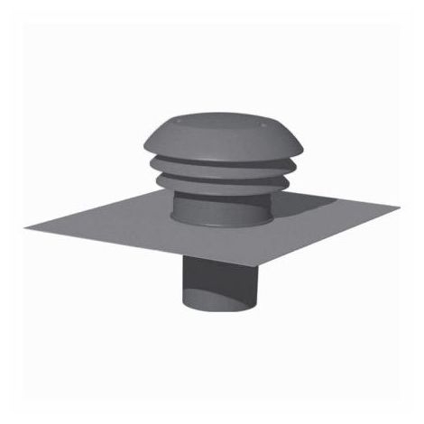 Chapeau pour toiture gris Ø160 Atlantic