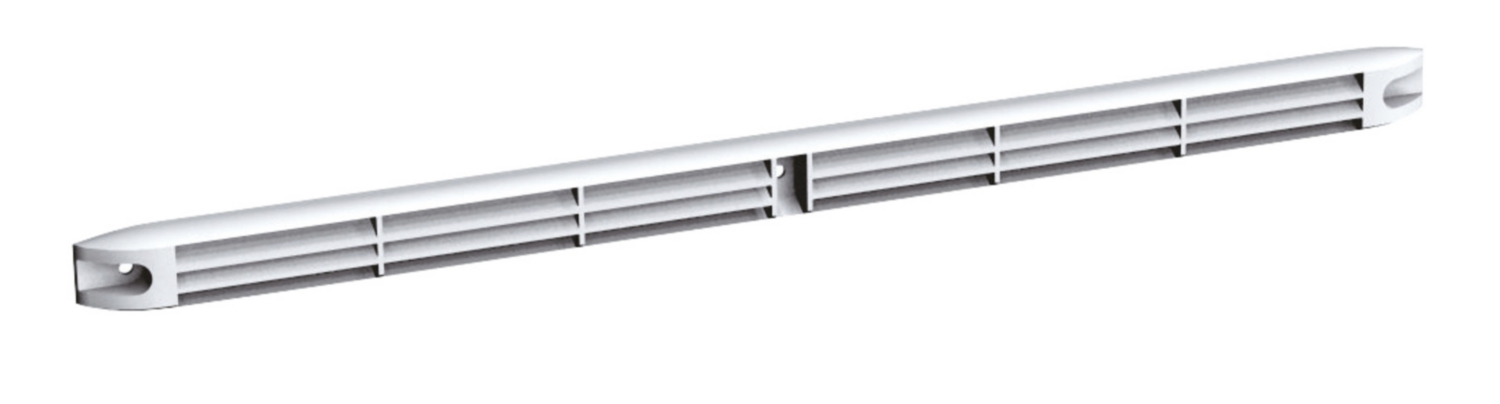 Kit d'entrée d'air hygroréglable compact + grille de façade EHC 5/45+G-34 GF Atlantic