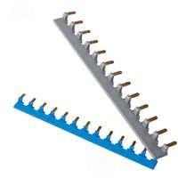 Peigne unipolaire 13 modules - Neutre - Bleu