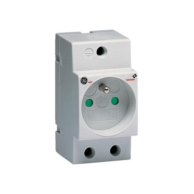 Prise de courant modulaire 2P+T