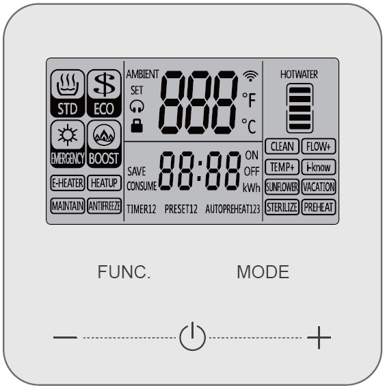 Ballon seul thermodynamique split FM Marina - R32 Gree