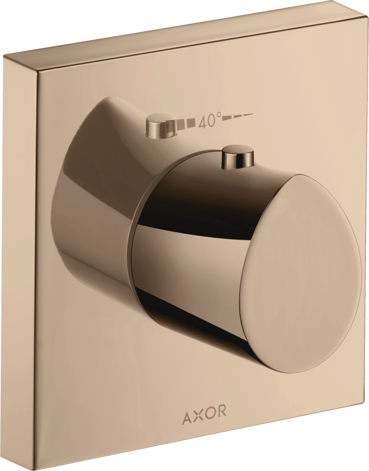 Mitigeur thermostatique de douche encastré Starck Organic haut débit 12 x 12 Axor