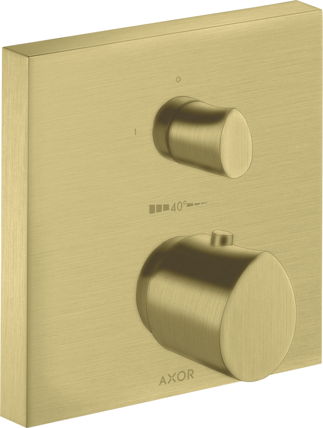 Mitigeur thermostatique douche encastré Starck Organic avec robinet d'arrêt Axor