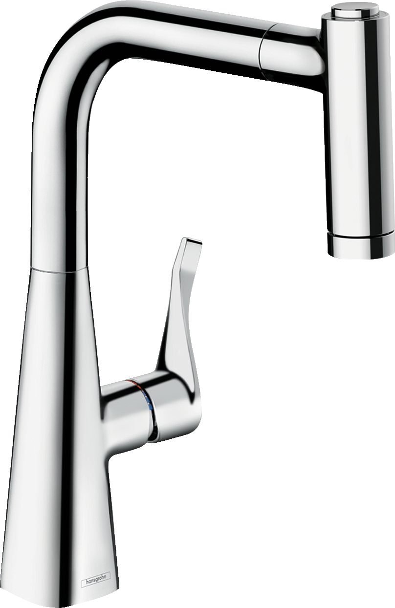 Mitigeur évier Metris M71 220 - Avec douchette extractible Hansgrohe