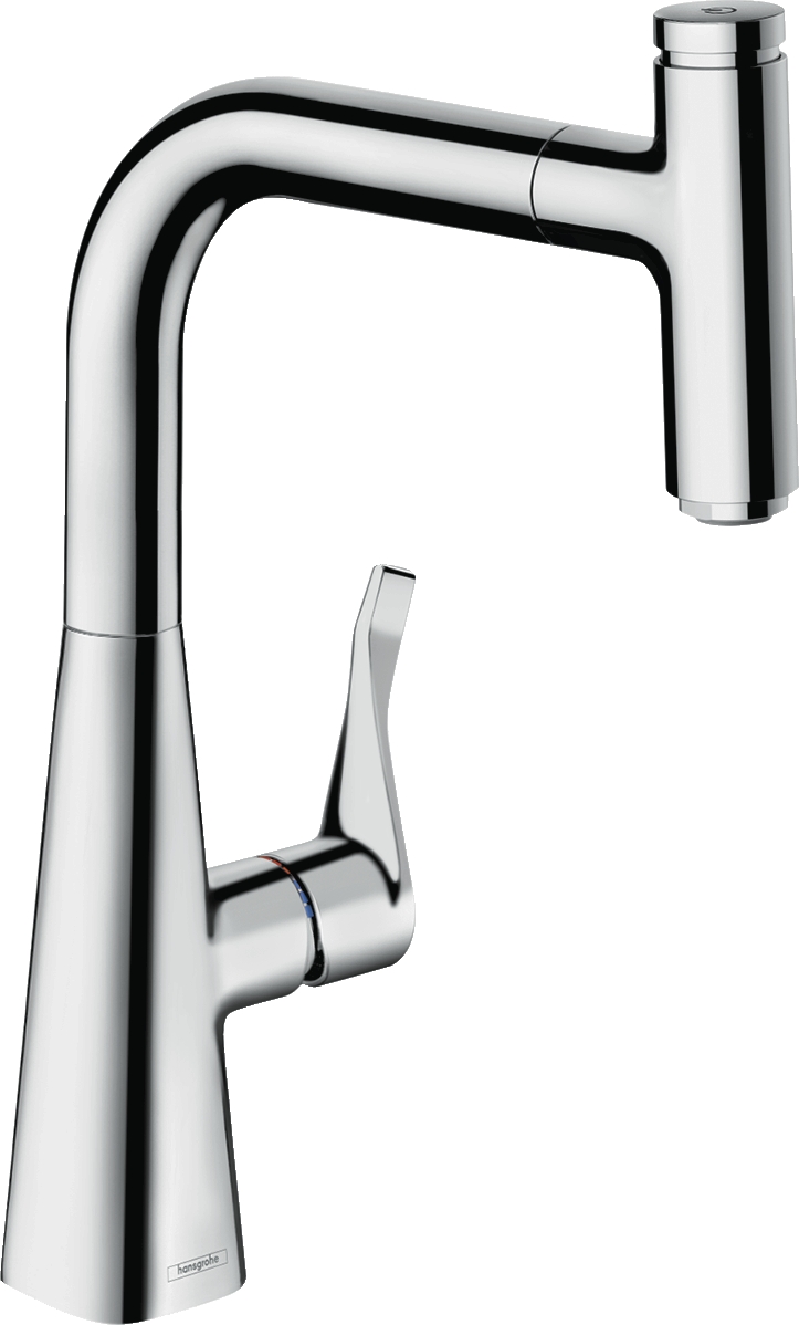 Mitigeur évier Metris Select M71 240 - Avec douchette extractible Hansgrohe