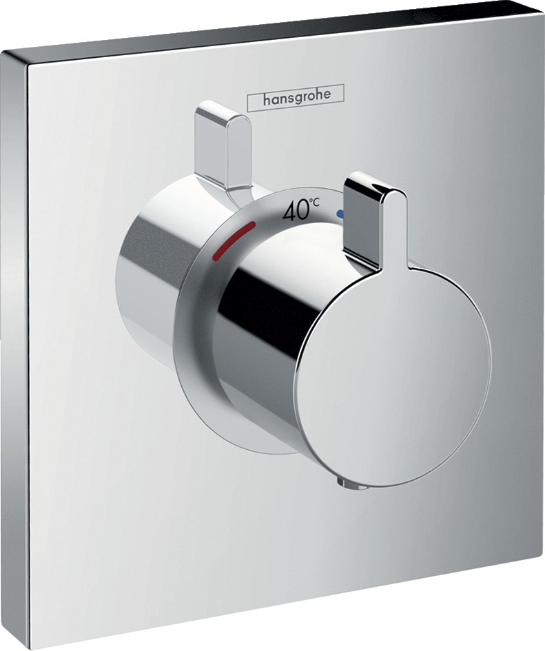 Mitigeur thermostatique de douche encastré ShowerSelect haut débit Hansgrohe