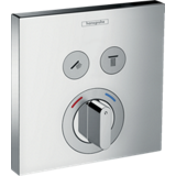  Mitigeur thermostatique douche encastré ShowerSelect carré avec 2 sorties 