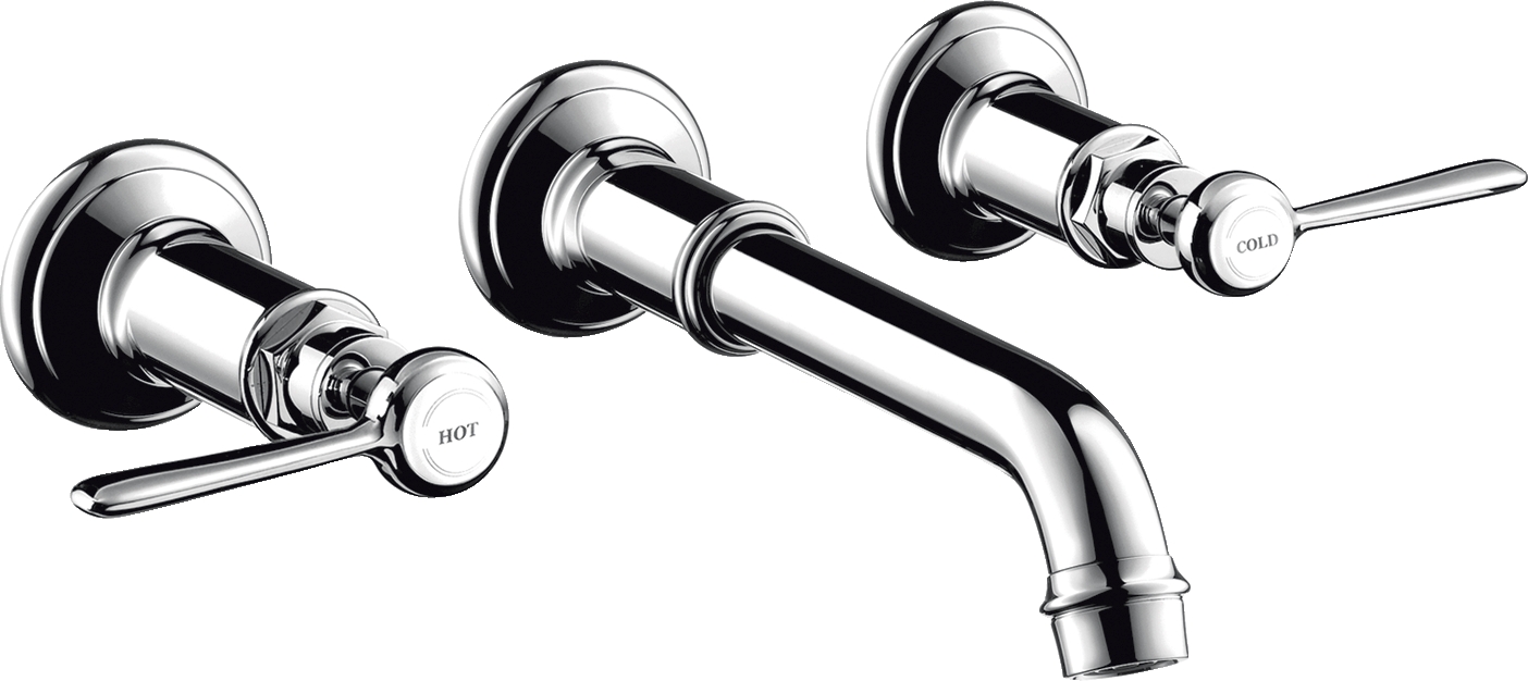 Mélangeur lavabo 3 trous poignées droites Montreux EcoSmart Axor