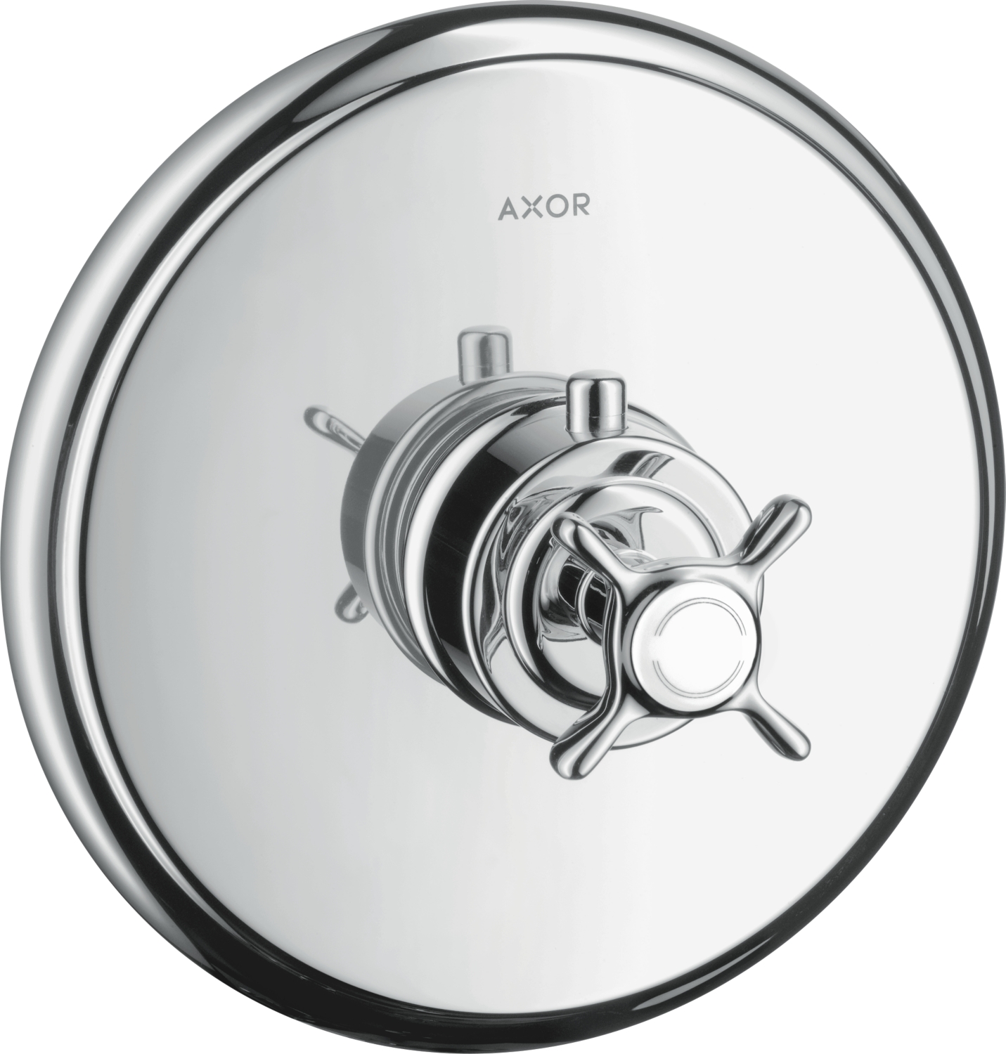 Mitigeur thermostatique de douche encastré Montreux - Poignée croisillon Axor