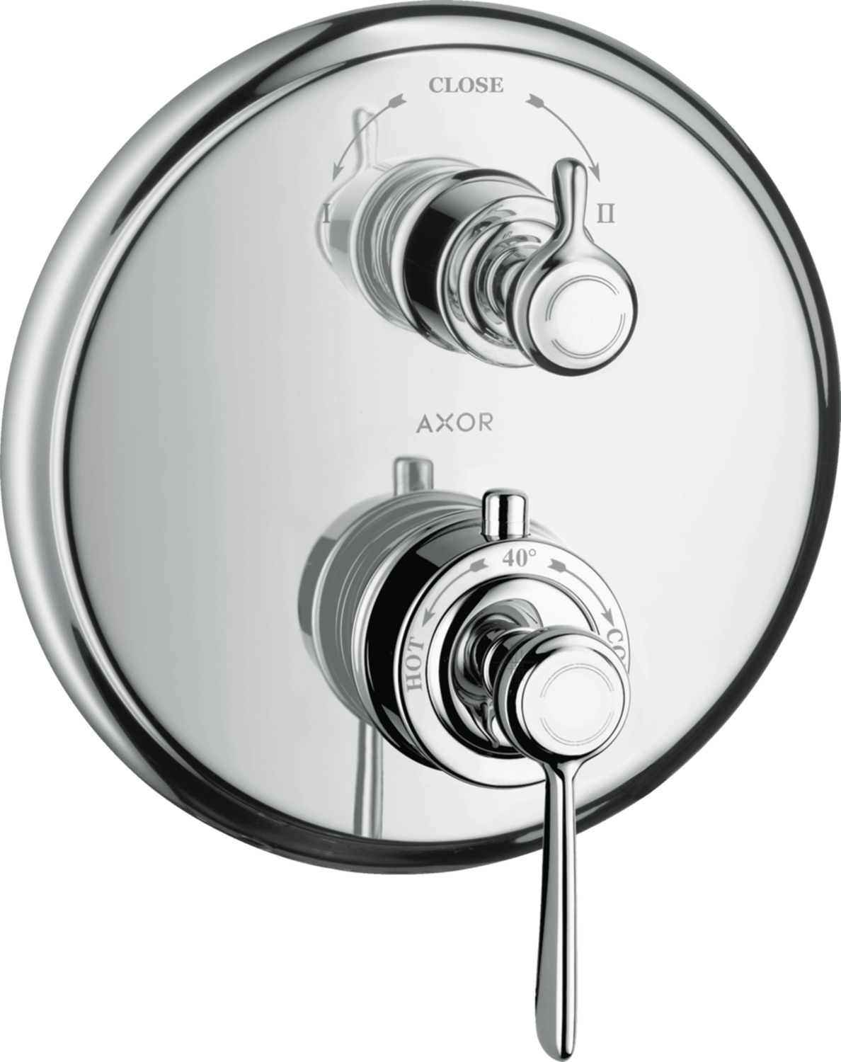 Mitigeur thermostatique inverseur de douche Montreux avec robinet d’arrêt 