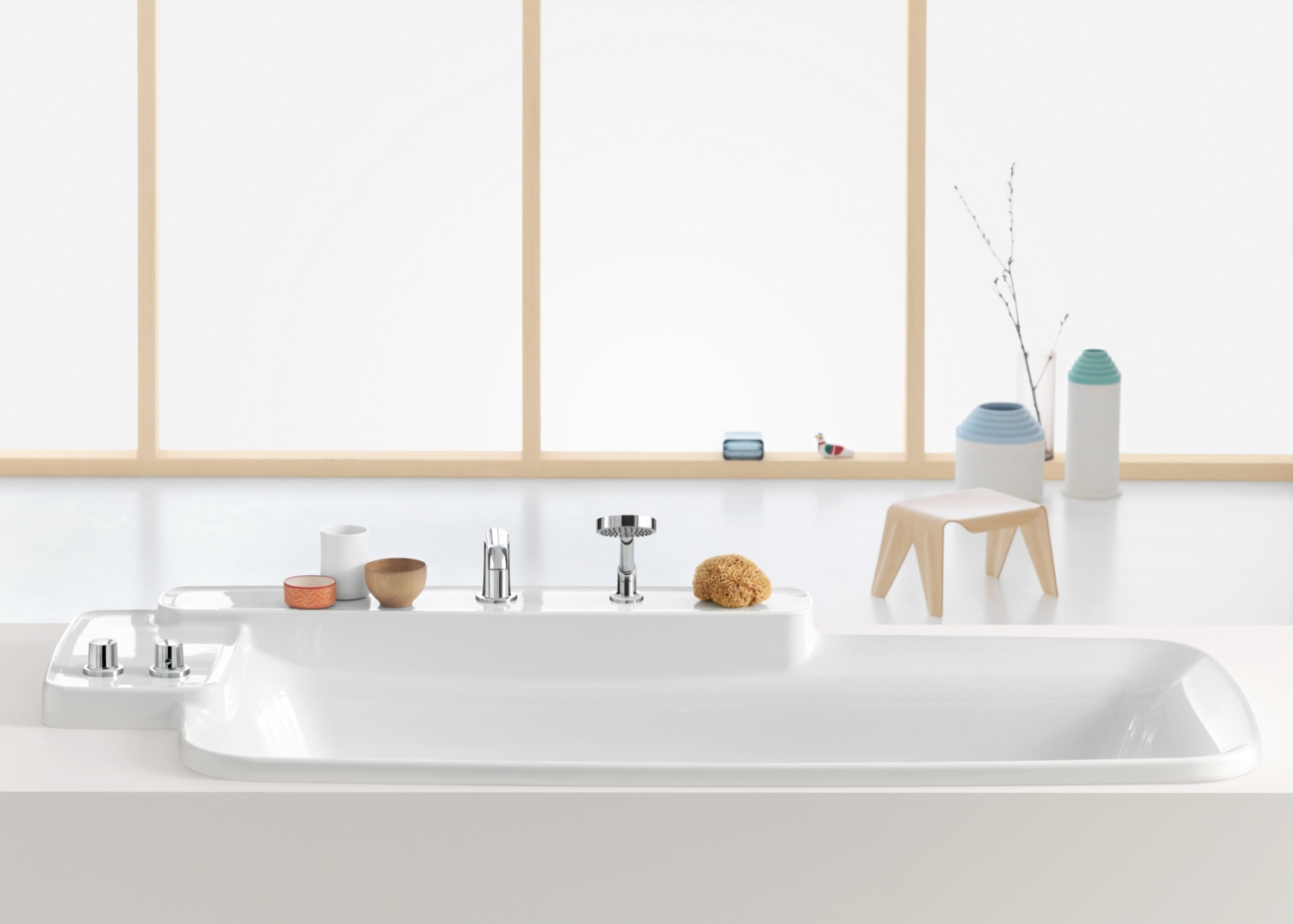 Set Secuflex Secubox avec douchette à main chromé Axor