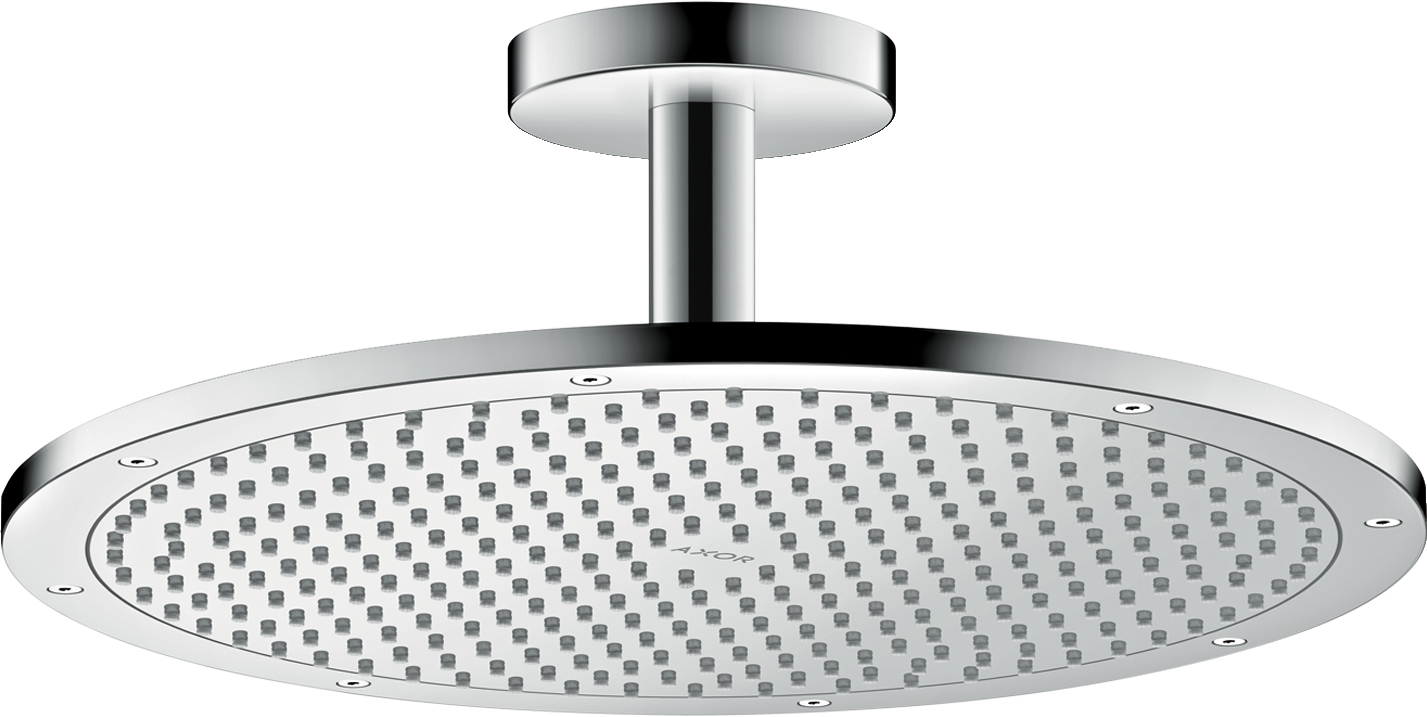 Douche de tête ShowerSolutions 350 Air avec bras plafonnier Axor