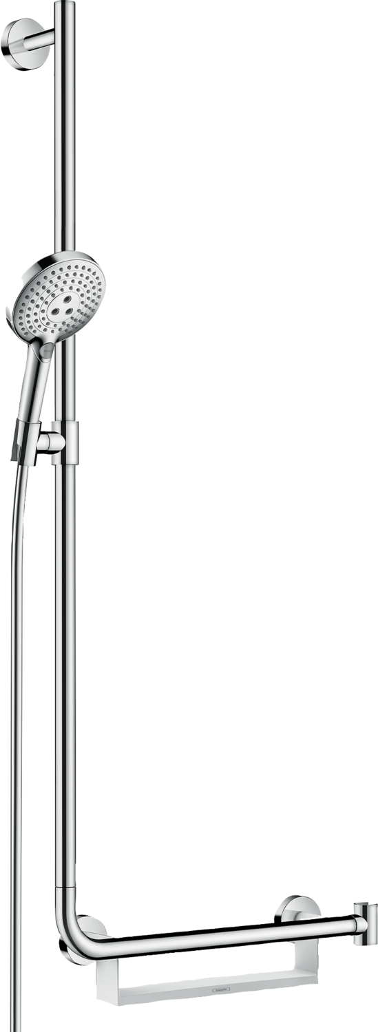 Barre de douche Raindance Select S 120 / Unica'Comfort 1,10 m avec poignée d'appui 26324000 Hansgrohe