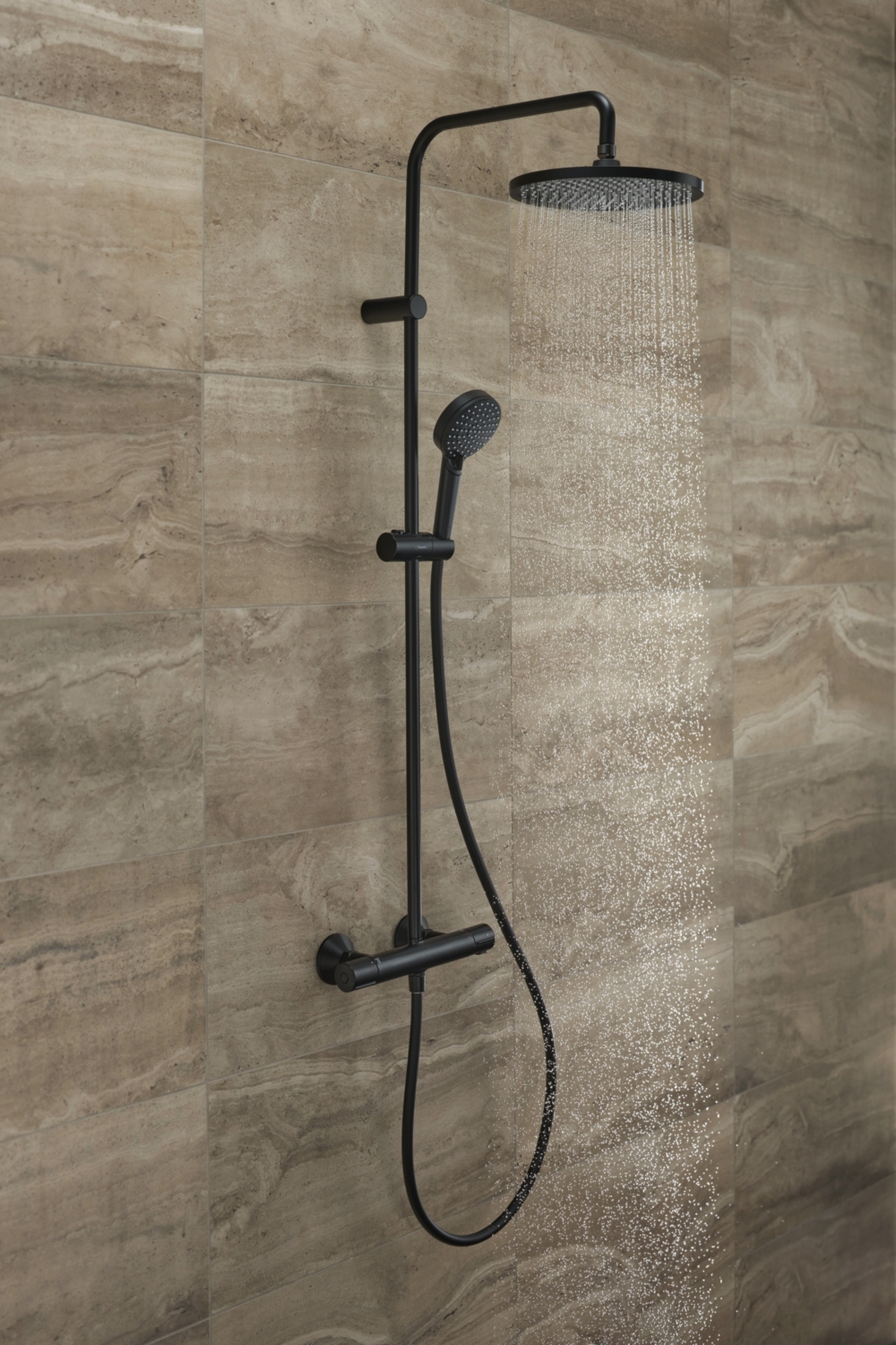 Colonne de douche thermostatique 240 Vernis Blend Hansgrohe