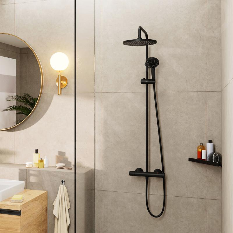 Colonne de douche thermostatique Vernis Blend 240 Ecosmart Hansgrohe