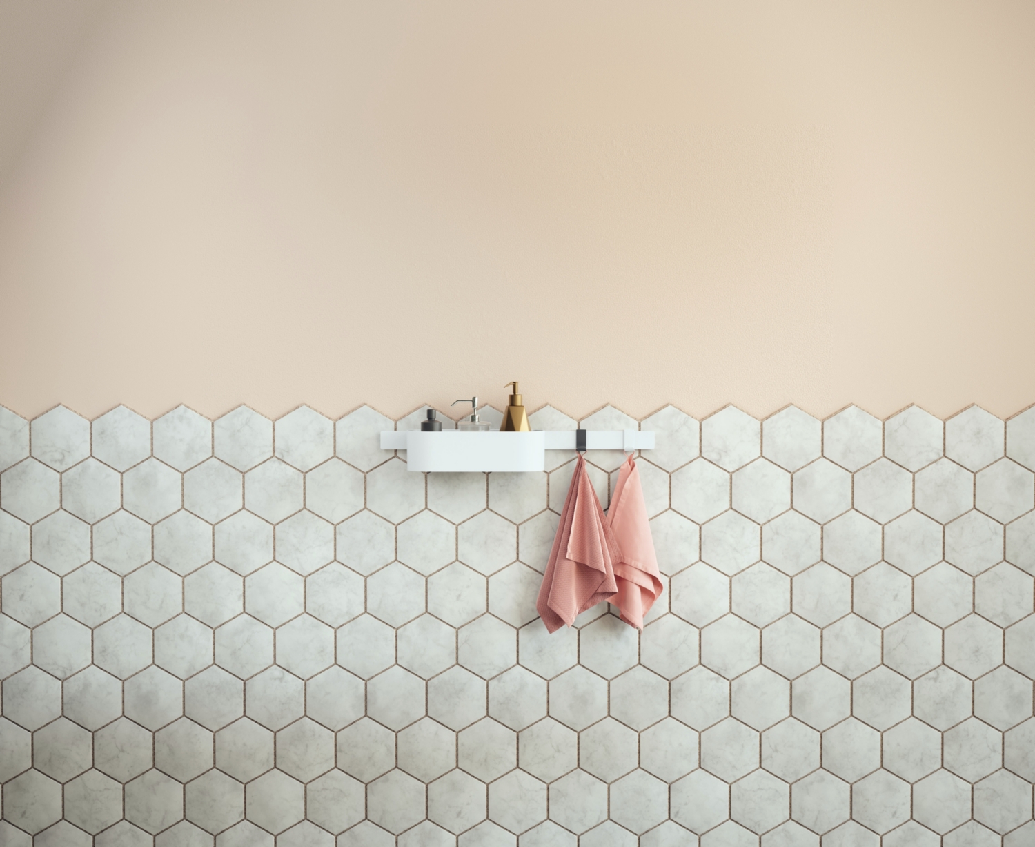 Crochets simple mural Wallstoris Hansgrohe
