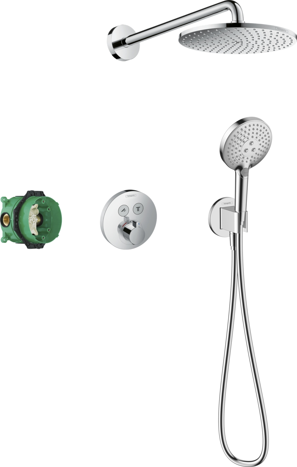 Pack encastré Raindance S / ShowerSelect S Hansgrohe