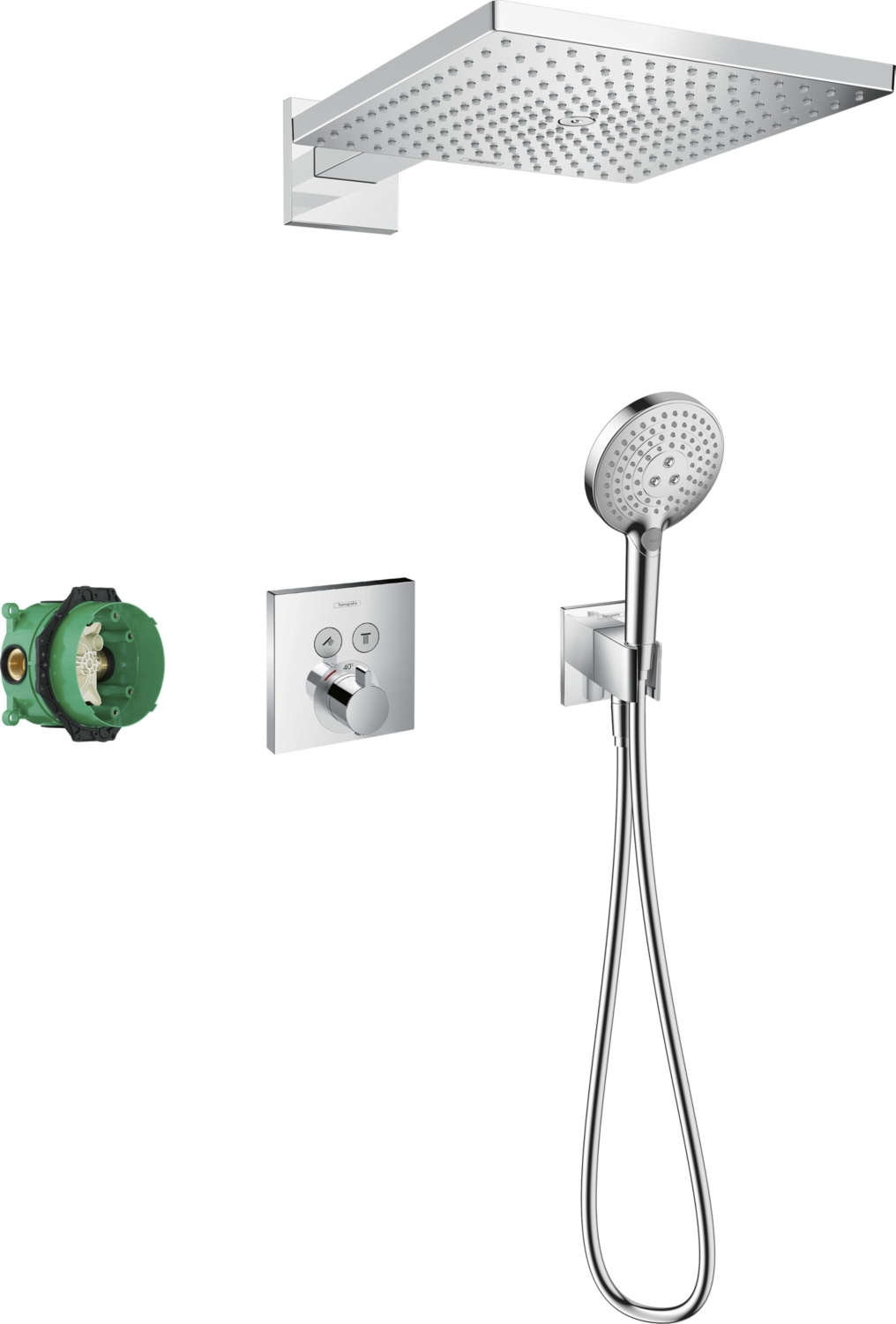 Pack encastré Raindance E / ShowerSelect Square Hansgrohe