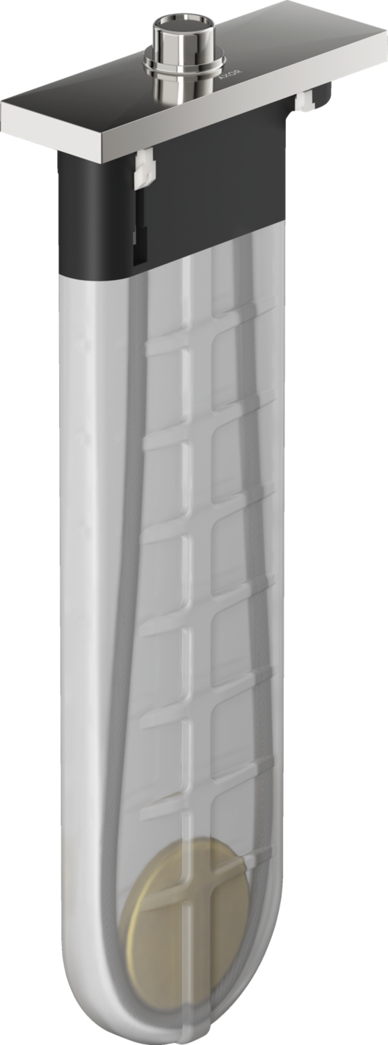 Set de finition et corps d'encastrement sBox square pour support douchette sur plage Axor