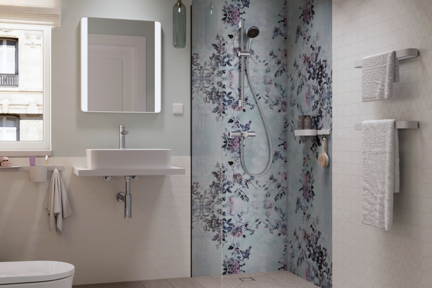 Barre de douche Activera Select S 95 Ecosmart 65 cm Hansgrohe