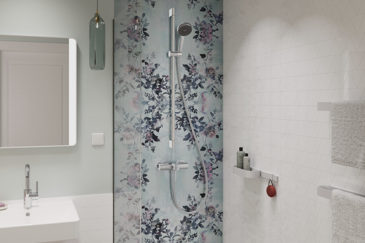 Barre de douche Activera Select S 95 Ecosmart 90 cm Hansgrohe