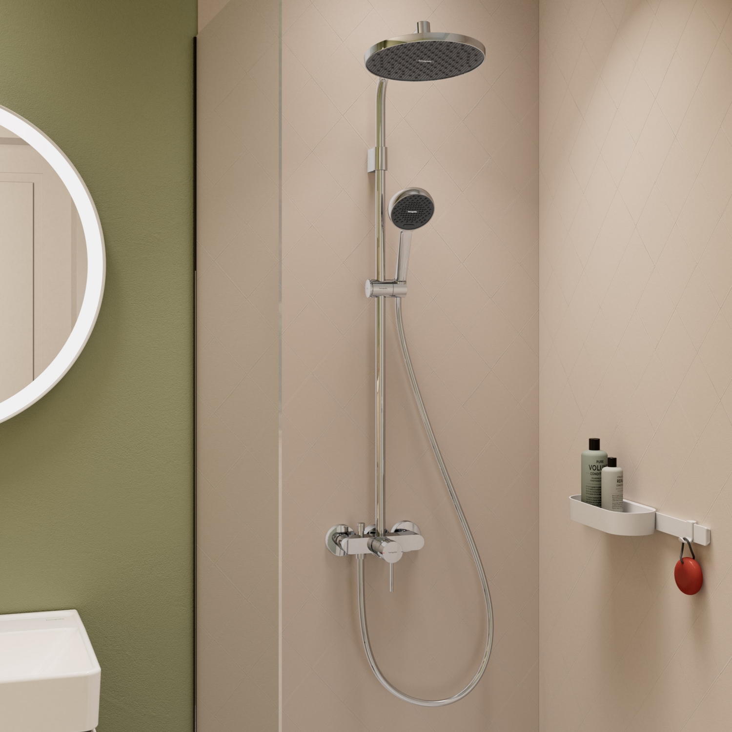 Colonne de douche mécanique Activera S 240 EcoSmart Hansgrohe