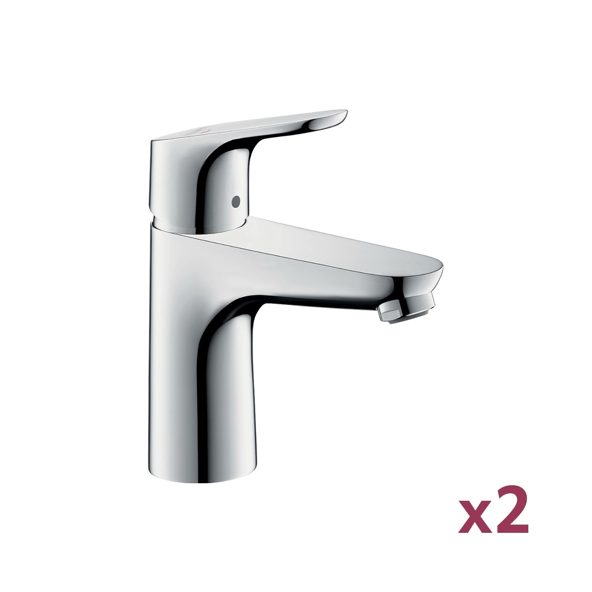 Lot de 2 mitigeurs lavabo Focus 100 CH3 CoolStart