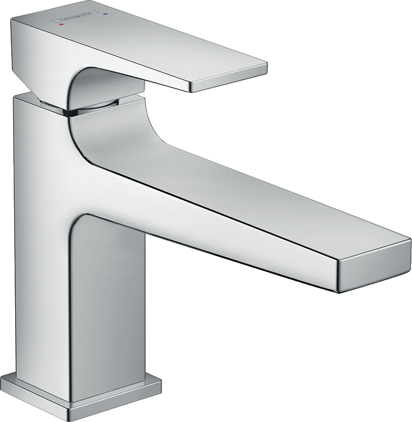 Mitigeur lavabo Metropol 100 bec long EcoStart 32502000 Hansgrohe