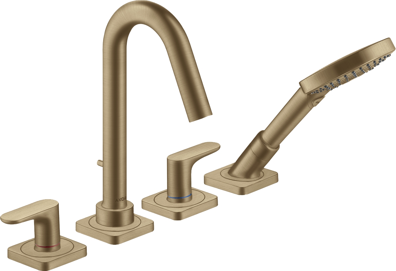 Combiné 4 trous Citterio M à manettes - Pour bord de baignoire Axor