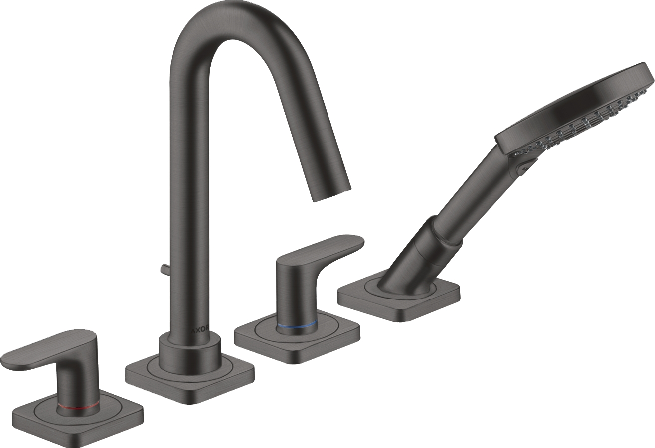 Combiné 4 trous Citterio M à manettes - Pour bord de baignoire Axor