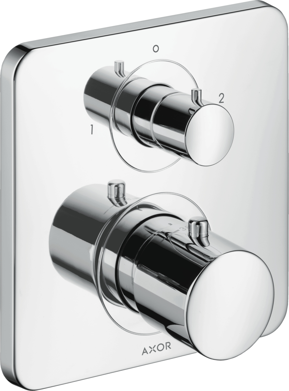 Mitigeur thermostatique inverseur de douche Citterio M avec robinet d'arrêt Axor