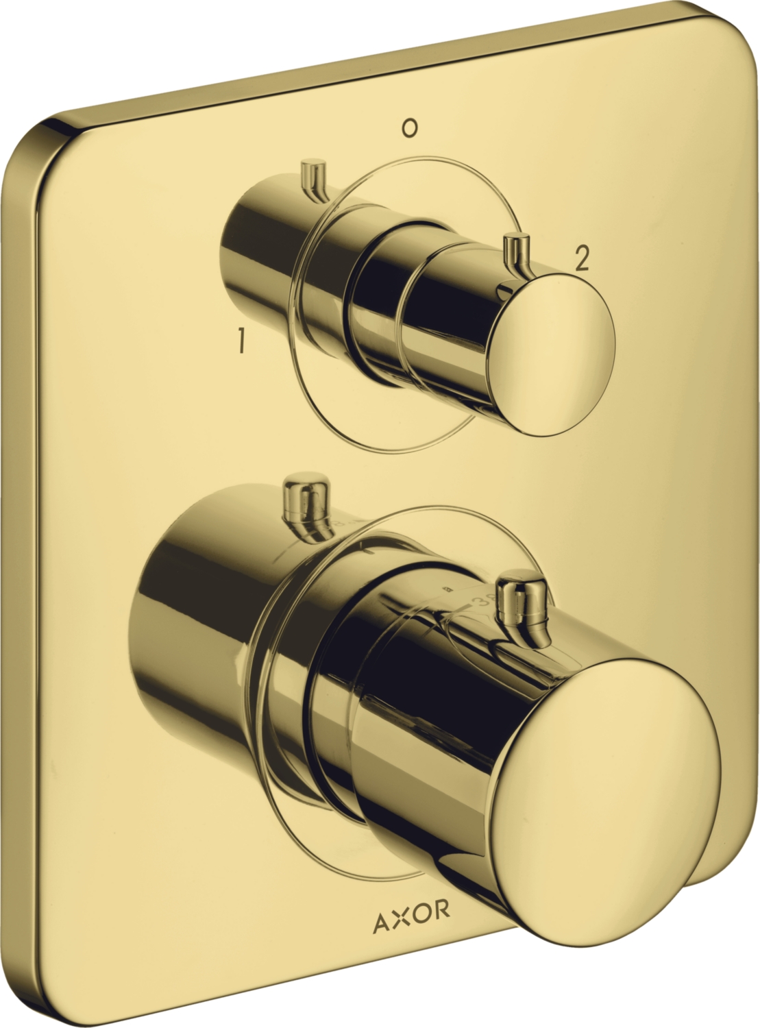 Mitigeur thermostatique inverseur de douche Citterio M avec robinet d'arrêt Axor