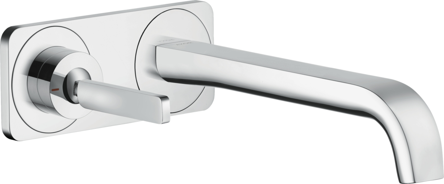Mitigeur lavabo Citterio E EcoSmart avec platine - Bec 220 mm Axor