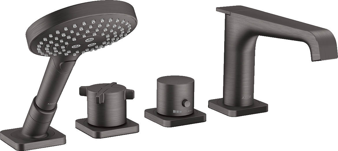 Combiné 4 trous Citterio E thermostatique - Pour bord de baignoire Axor