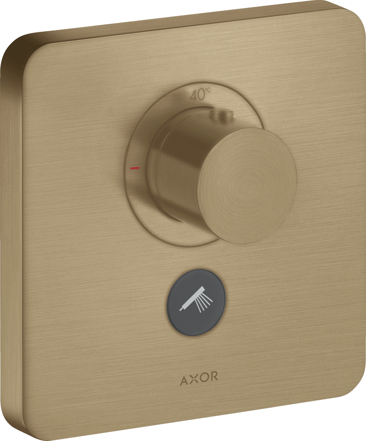 Mitigeur thermostatique encastré ShowerSelect SoftCube haut débit avec 1 sortie Axor