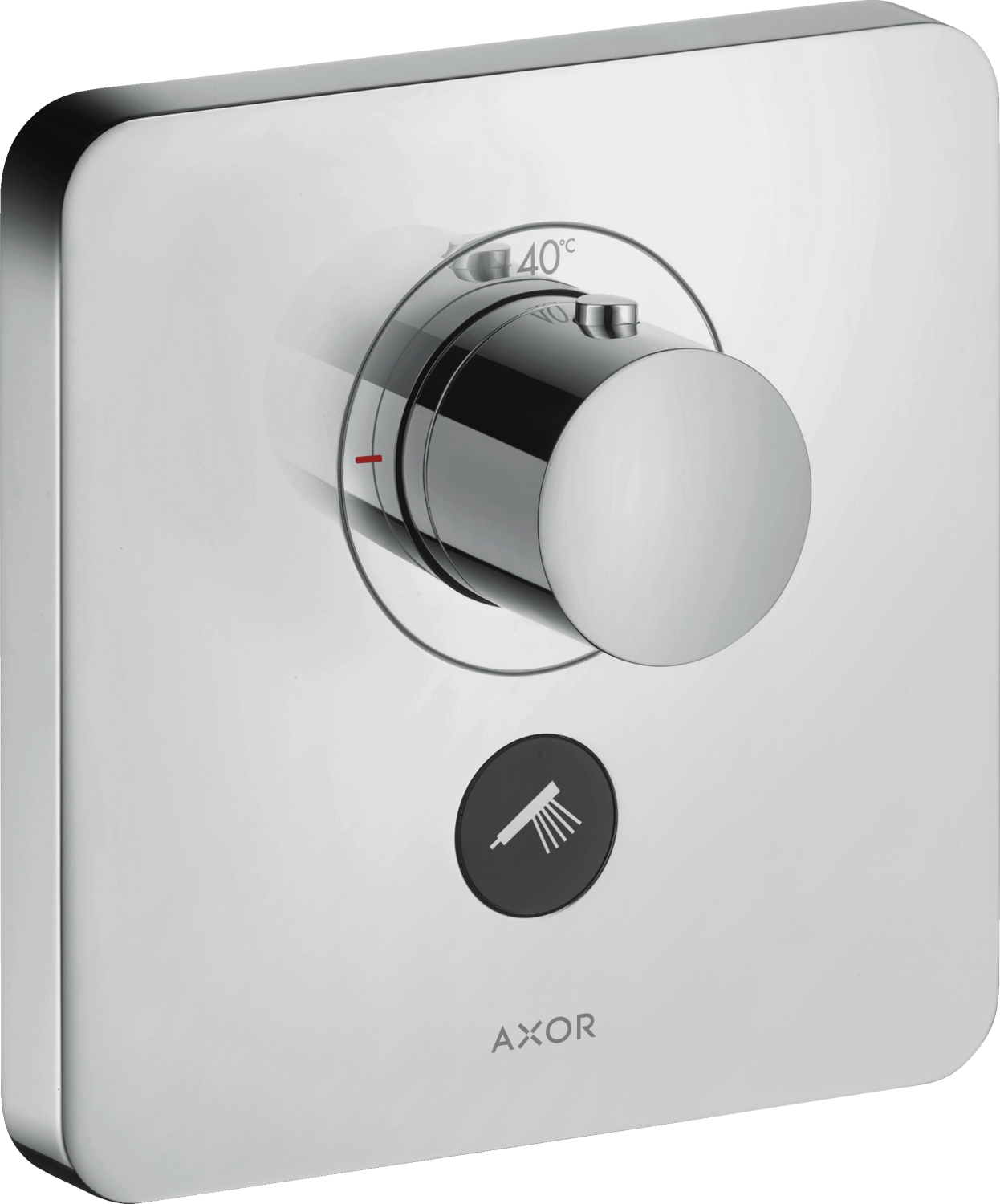 Mitigeur thermostatique encastré ShowerSelect SoftCube haut débit avec 1 sortie Axor