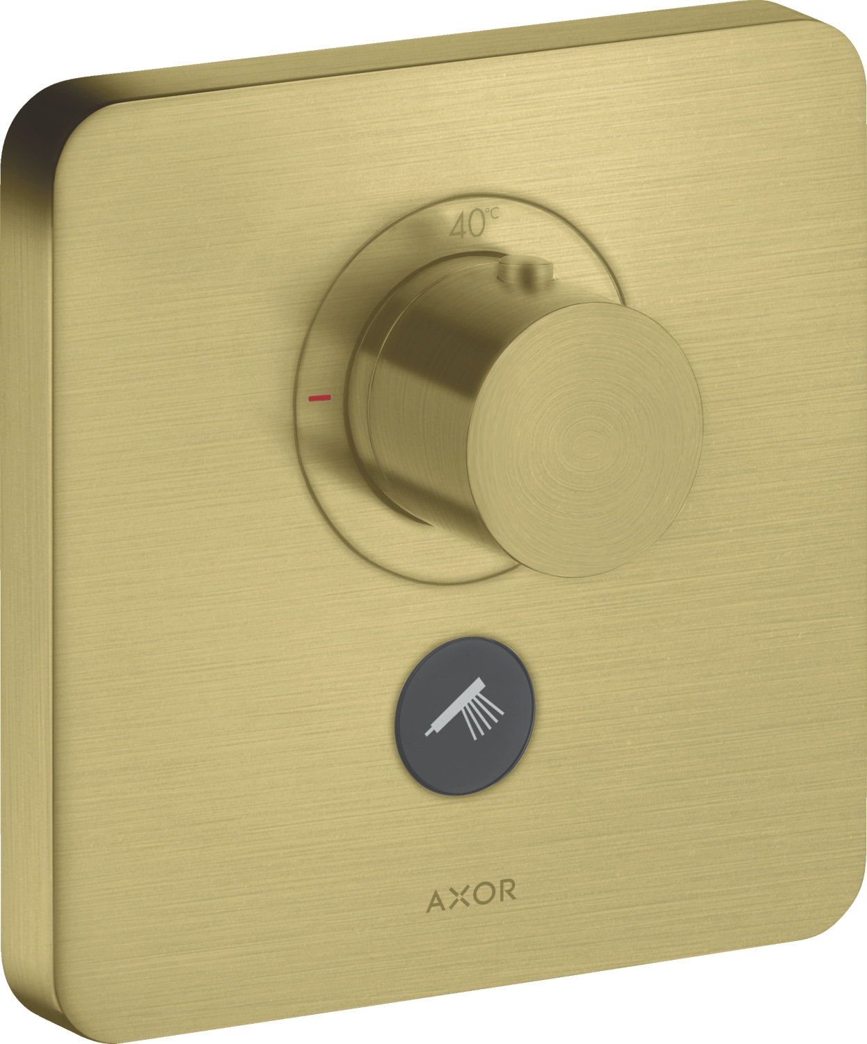 Mitigeur thermostatique encastré ShowerSelect SoftCube haut débit avec 1 sortie Axor