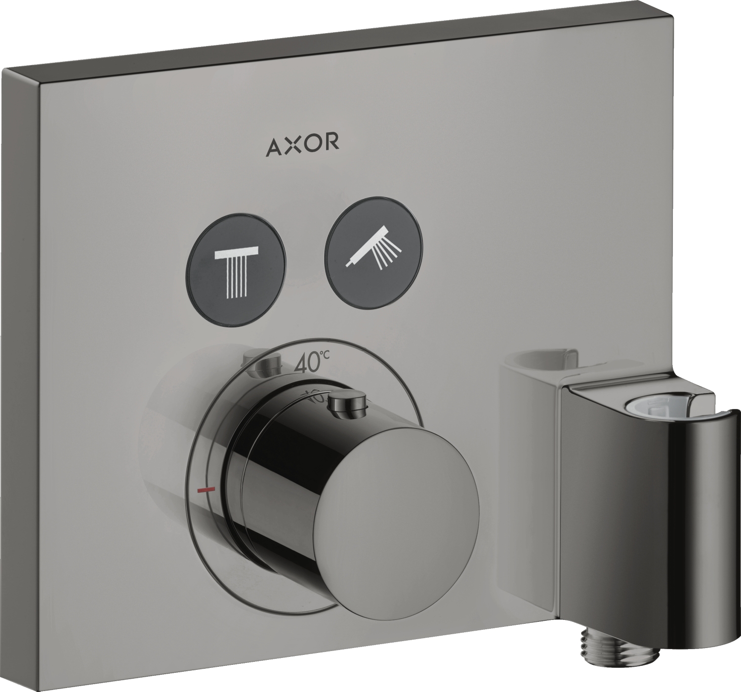 Façade thermostatique 2 sorties ShowerSelect avec support douchette Axor