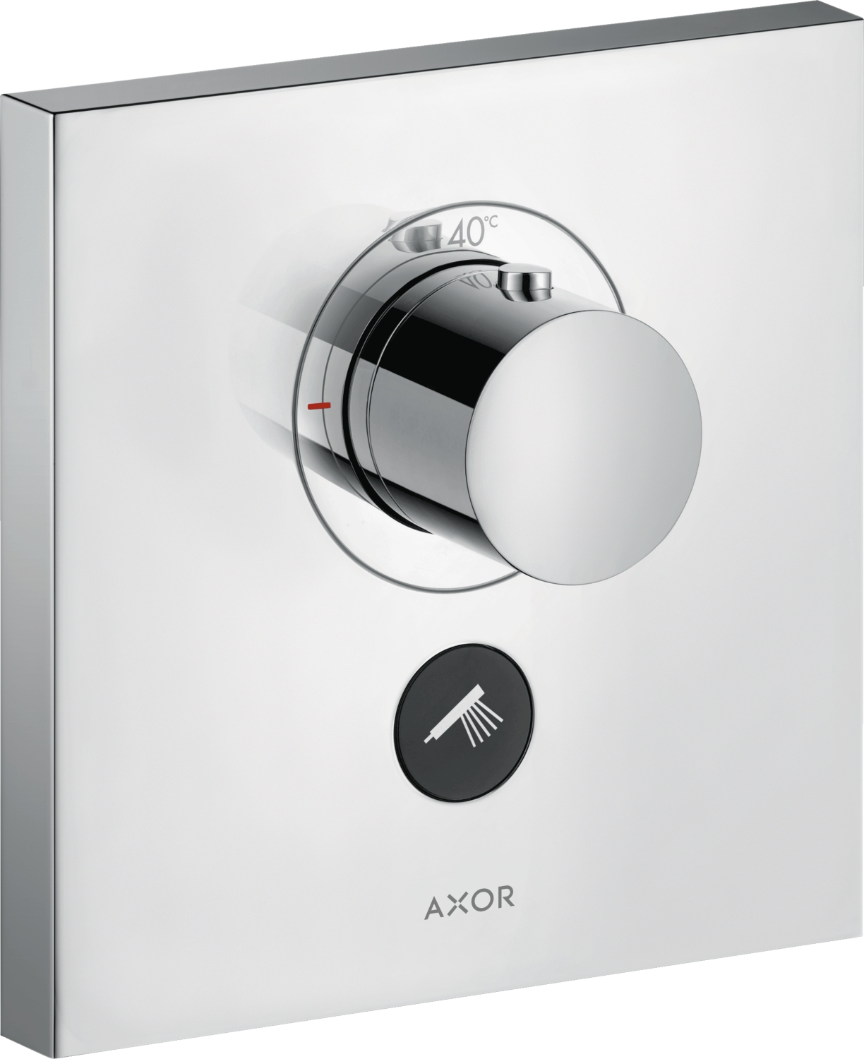 Mitigeur thermostatique encastré ShowerSelect Square haut débit avec 1 sortie Axor