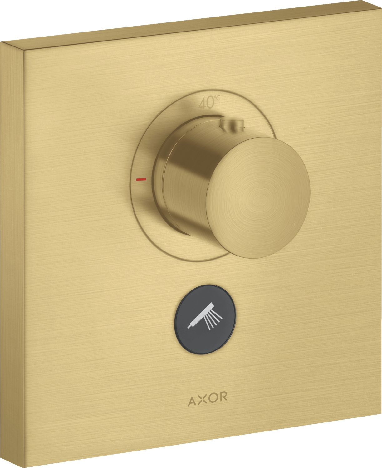 Mitigeur thermostatique encastré ShowerSelect Square haut débit avec 1 sortie Axor