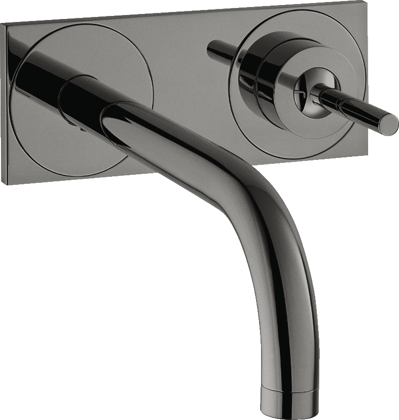 Mitigeur lavabo 2 trous Uno EcoSmart avec platine - Bec 225 mm Axor