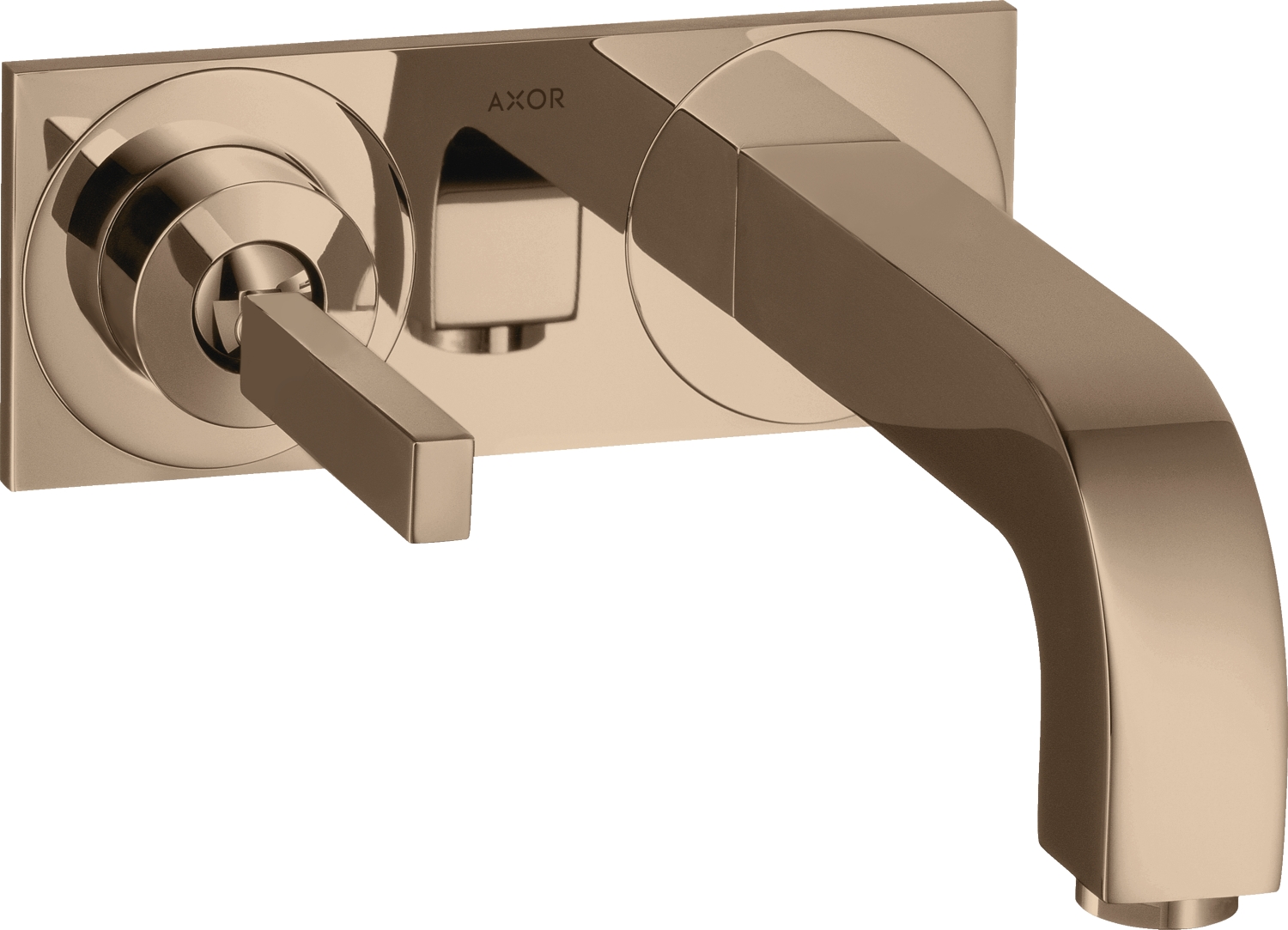 Mitigeur lavabo 2 trous Citterio EcoSmart avec platine - Bec 165 mm Axor