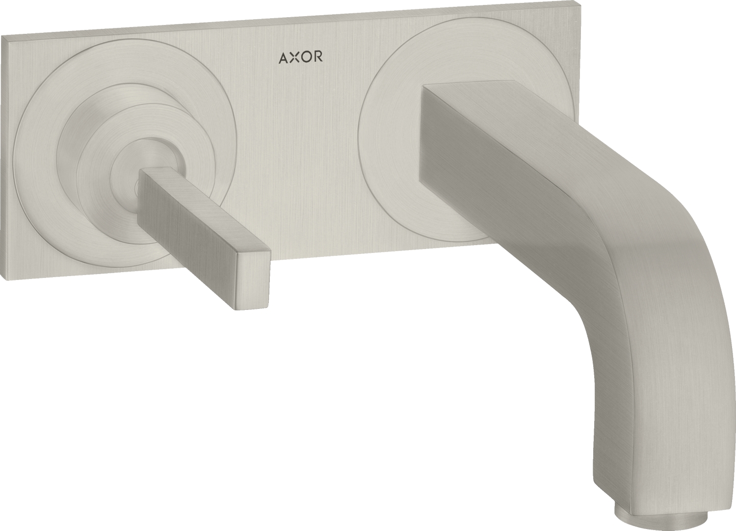 Mitigeur lavabo 2 trous Citterio EcoSmart avec platine - Bec 220 mm Axor
